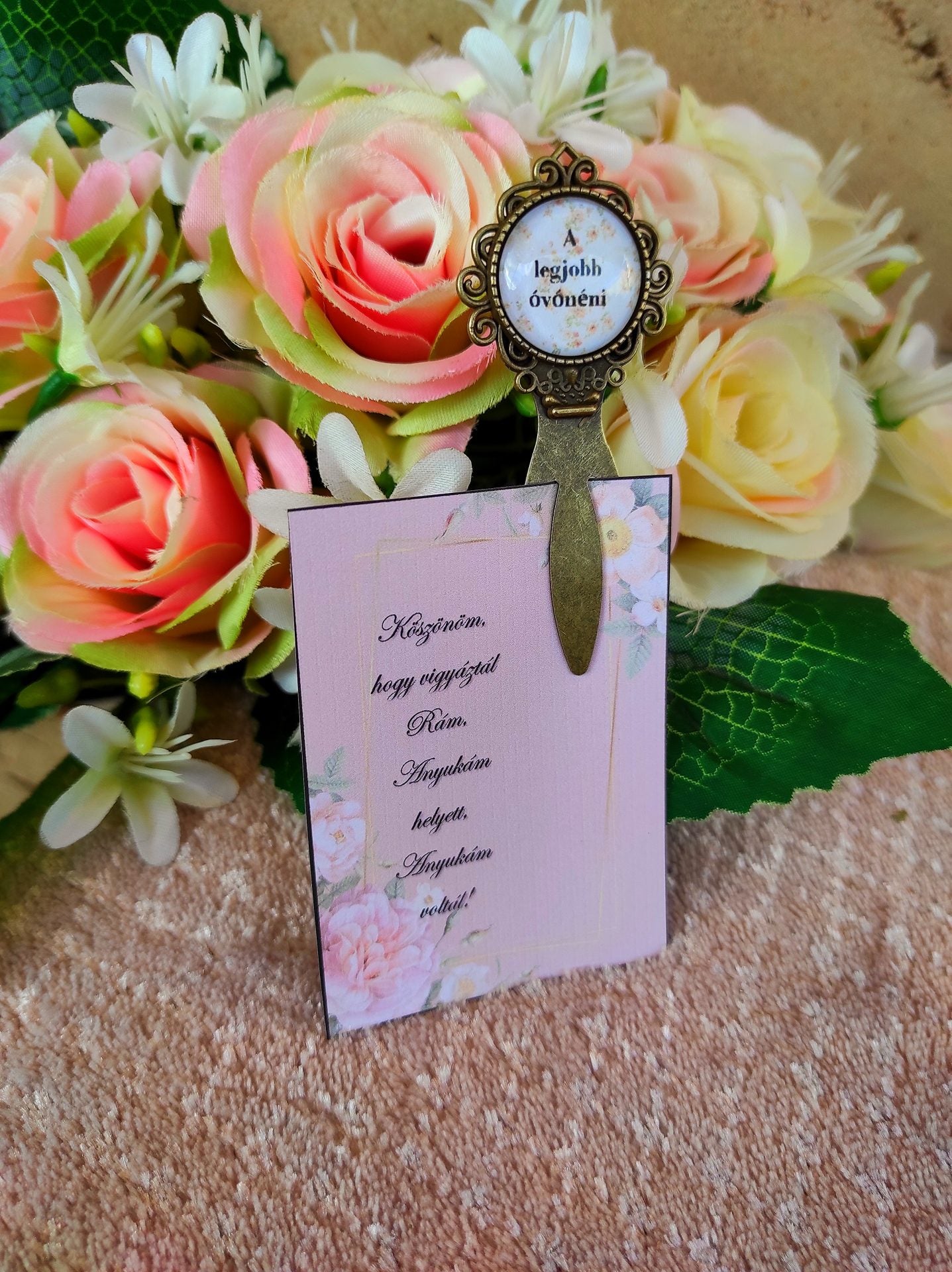 A legjobb óvónéni könyvjelző